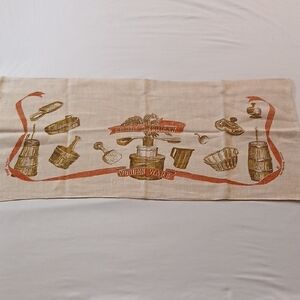 Vintage Valance Wooden Ware